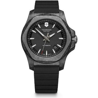 Victorinox Swiss Army I.N.O.X Carbon Mechanical Black With Protective Bumper Quartz Men's Watch 241866.1