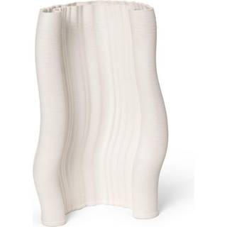Ferm Living Moire Vase Råhvid
