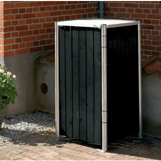 Hide Wood black skraldespandsskjuler