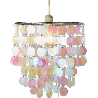glow Glow Silver Iridescent Easy Fit Light Shade