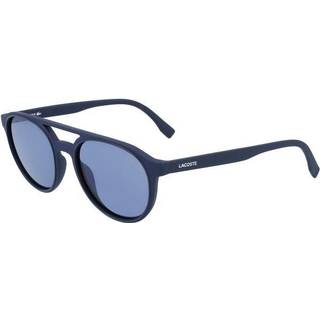 Lacoste Unisex L881S 414 Solbriller Injiceret Blå mørk Blå Rund Normal