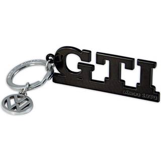 VW GTI nøglering m. logo vedhæng, sort