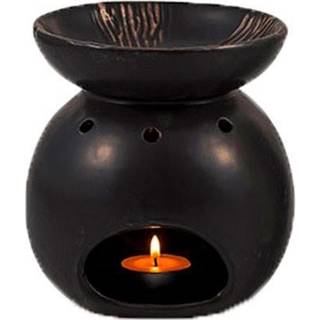 Urtegaarden Duftlampe Keramik Sort - 1 stk