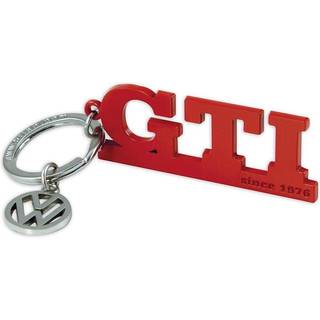 VW GTI nøglering m. logo vedhæng, rød