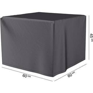 Platinum AeroCover overtræk til lounge-, kaffe- og pejsebord, antracitgrå, 60 x 60 x 45 cm