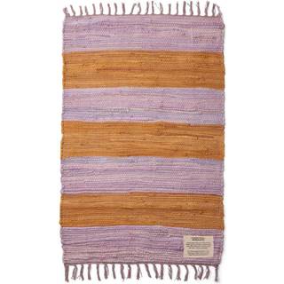 Håndvævet Chindi-bomuldstæppe med frynser