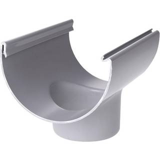 Plastmo plast tudstykke nr. 12 - 110 mm i grå