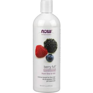 NOW Foods Solutions Berry Full Volume Boost Conditioner til fint hr med Biotin pH Balanceret 16-Ounce