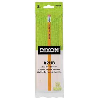 Dixon nr. 2 Gule blyanter Tr?baseret sort kerne #2 HB Soft 8-Count (14408)