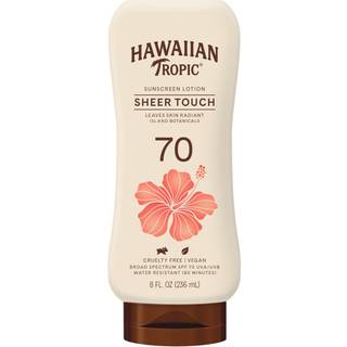 Hawaiian Tropic Sheer Touch Ultra Radiance Lotion Sunscreen SPF 70 8oz | Hawaiian Tropic Sunscreen SPF 70 Sunblock Broad Spectrum Solcreme Oxyben