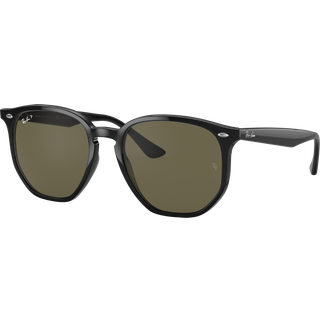 Ray-Ban RB4306F Asian Fit Polarized 601/9A 54 Solbriller Mænd Black - Black - 54mm