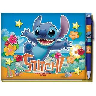 Stitch Deluxe Autograph Book med pen