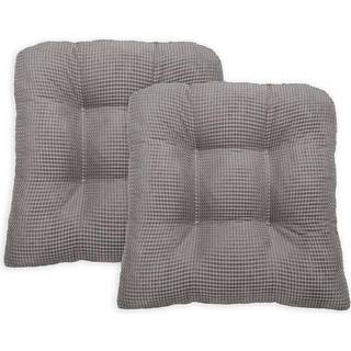 Arlee Non-Skid Memory Foam Stol Pads 2 Count (Pack of 1) Alloy Gray