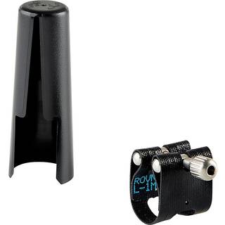 Rovner Ligature & Plastic Cap til alt -standardsaxofon - Let ligatur til metal mundstykket (L -1M (L11))