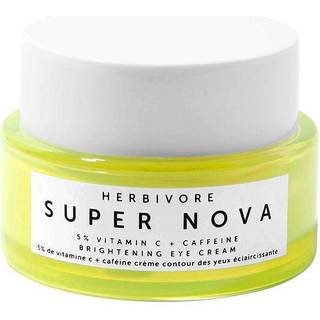 HERBIVORE Super Nova jencreme - 5% THD C-vitamin og koffein reducerer mrke rande og hvelser lysner jnene Plantebaseret vegansk grusomhedsfri
