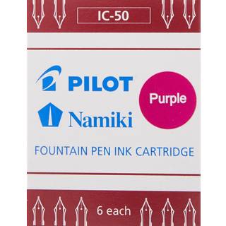 Pilot Namiki IC50 Fountain Pen Ink-patroner Purple 6-Pack (69004)