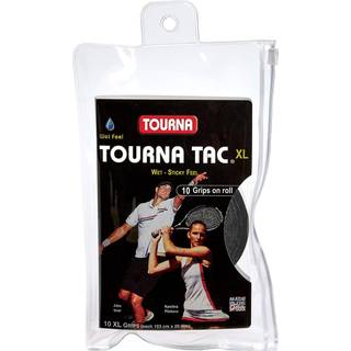 Tourna TAC Overgrip Pack med 10 (sort X-Large)