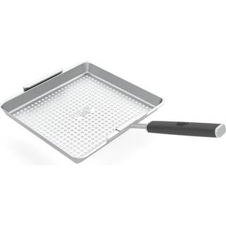 Yukon Glory BBQ 'n Server bred BBQ grillkurv Grillkurven inkluderer et klip -on -h?ndtag - Perfect grillkurve til udend?rs grillgr?ntsager eller