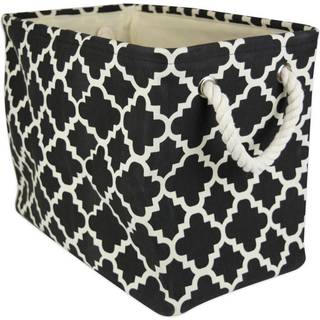 Dii polyester bin gitter sort rektangel medium