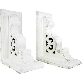 American Art Decor Wood Bookends - Hyldeindretning og v?gindretning til stue badev?relse sovev?relse og kontor - boligindretning og hylde accente