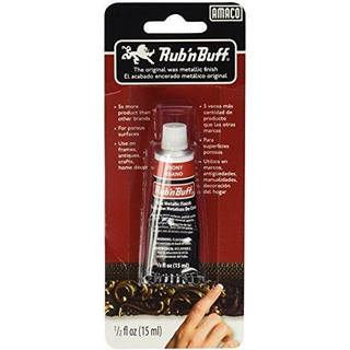 Amaco Rub N Buff Wax Metallic Finish - Rub N Buff Ebony 15 ml Tube - Alsidig forgyldning Voks til efterbehandling af m?bler Antik og restaurering