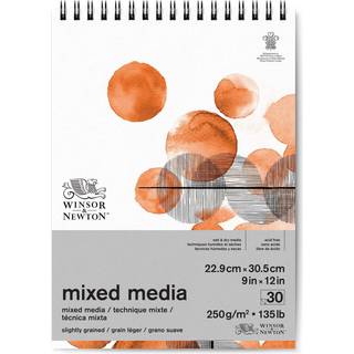 Mixed media pad 250g 23x31cm, 30 pages