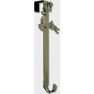 Haute indretning tilpasses justerbar længde over dørkransbøjlen med aftageligt ikon (antik messing - rensdyr) til jul- og vinterferie