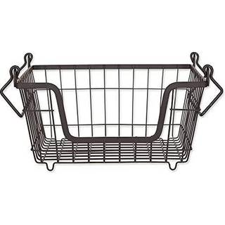 Dii Metal Basket Black Square Lille 11x11x6