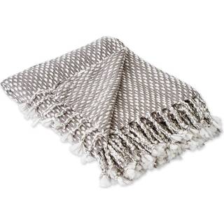 Dii gr? & hvid tekstureret akrylkast