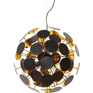 Design pendellampe sort og guld - Cerchio