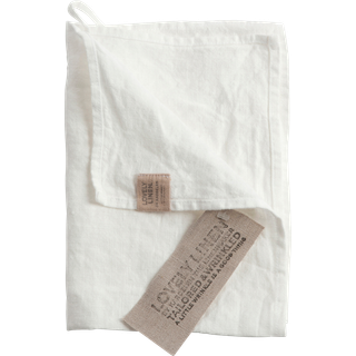 Lovely Linen Lovely Gæstehåndklæde 35x50 Cm Offwhite - Viskestykker Hør Off-White - GTL0199