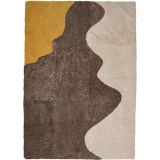 Gulvtæppe | River | Lammeskind | Korthåret Short Wool Curly Sheepskin River Design Rug