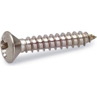 FAST pladeskrue med undersænket hoved, rustfri A4, 3,5 x 19 mm - 200 stk.