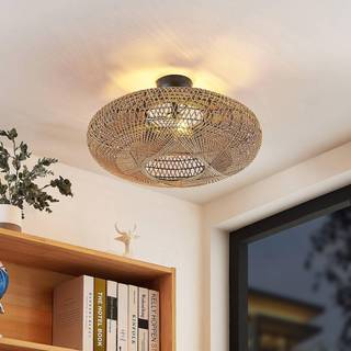 Lindby Melvios loftlampe af sisalsnor