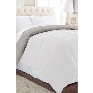 Moderne tr?de ned alternativ mikrofiber quiltet reversibel dyne & dyneindsats - bl?dt behageligt alternativ til g?sedun