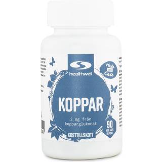 Healthwell Kobber, 90 kapsler