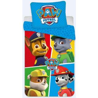 Paw patrol sengetøj - 140x200 cm - Team Paw Patrol - Vendbar sengesæt - 100% bomuld