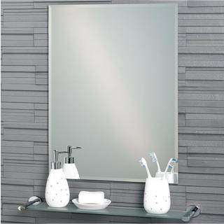 Showerdrape Showerdrape Fairmont Small Rectangular Bathroom Mirror