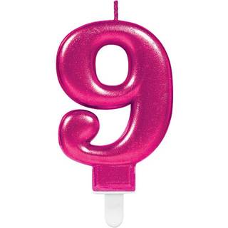Nummerlys nr. 9 - Pink