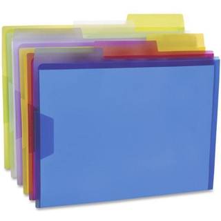 Esselte 52565 Vis mappe 1/3 CUT TABS Letter 6/PK Assorteret