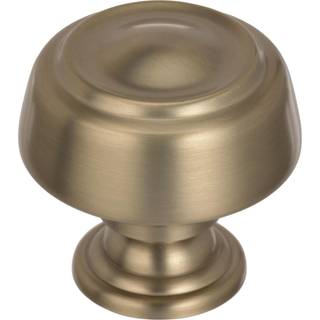 Amerock | Kabinetsknap | Golden Champagne | 1-5/8 tommer (41 mm) diameter | Kane | 1 pakke | Skuffeknap | Skabshardware