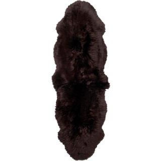 Skinnwille, Gently fåreskind 60x180cm Dark Brown