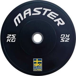 Master Fitness Bumper Ski Svart Sort Vægt 25 kg
