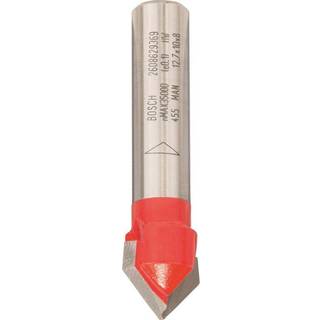 BOSCH Expert for Wood V-notfræser, 8 mm, D 12,7 mm, L 10 mm, G 44,5 mm, 90° 8x12,7x10x44,5
