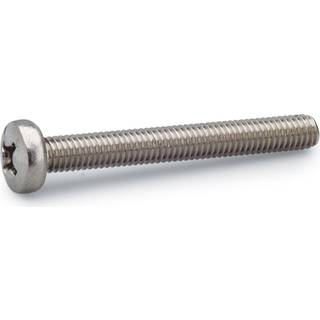 FAST maskinskrue med rundt hoved, rustfri A4, 6,0 x 60 mm - 25 stk.