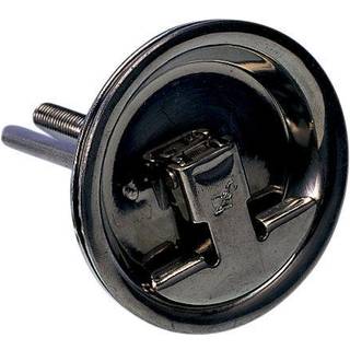 Dørkbeslag Roca, Ø70 mm, låsbar, fjederbelastet, rustfrit stål 316