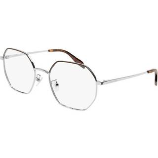 Alexander McQueen AM0338O 002 54 Briller Mænd Silver - Silver - 54mm