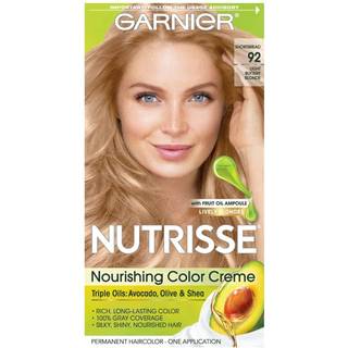 Garnier Nutrisse n?rende h?rfarve creme 92 Light Buttery Blonde (emballage kan variere)