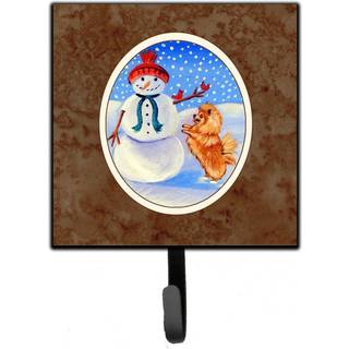 """" Caroline's Treasures Pomeranian Winter Snowman Leash eller Key Holder 7151SH4 Lille multicolor """"