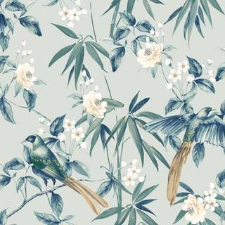Arthouse Wallpaper Oriental Floral Birds 924500